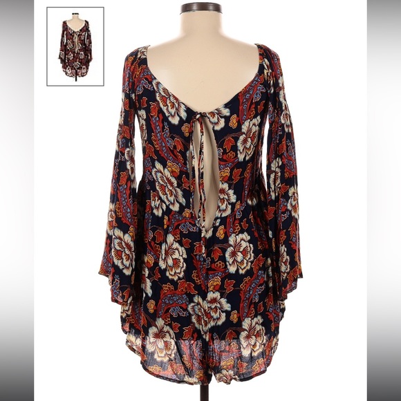 Our From Under Floral Off the Shoulder Romper - Picture 2 of 4